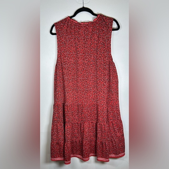 Max Studio Red Sleeveless Tiered Tunic/Dress. Size 2X. Great for Layering! - Picture 2 of 8